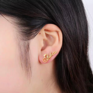 Name Stud Earrings