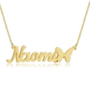 Butterfly Name Necklace