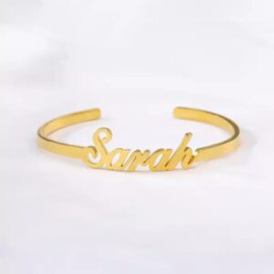 Name Bangle Bracelet