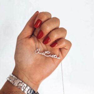 Cursive Necklace