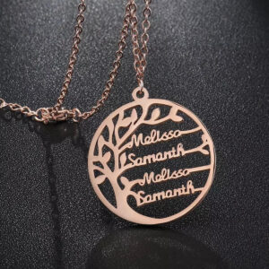 Family Tree Name Necklace