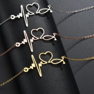 Heart Stethoscope Necklace