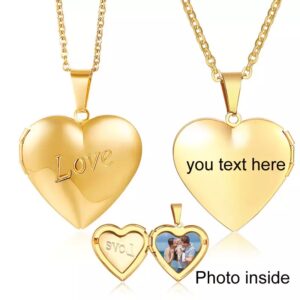 Heart-Shaped Customized Locket