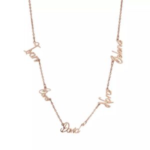 3-6 Name Shaped Necklace