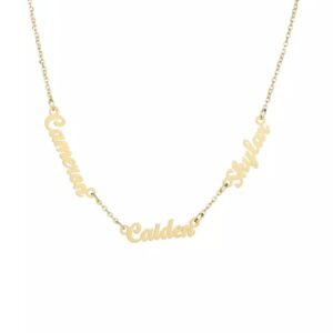 3-6 Name Shaped Necklace