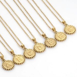 Ancient Round Hollow Out Sunflower Gold Pendant